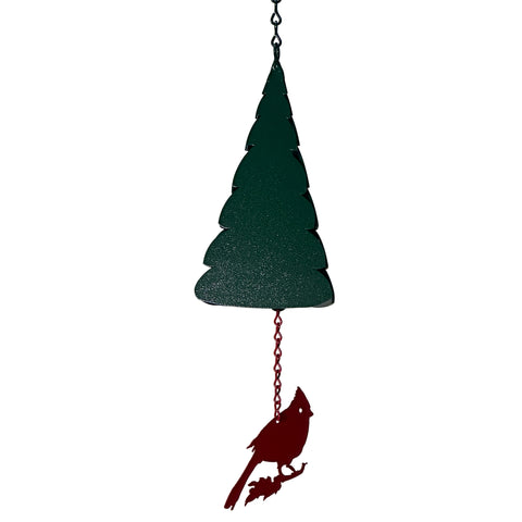 North Country Wind Bells® Smoky Mtn Bell w/ Cardinal Windcatcher