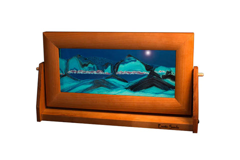 Exotic Sands Medium Cherry Frame Sand Picture