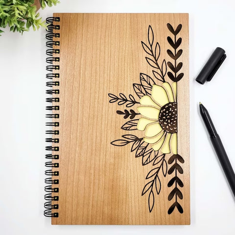 Bumble & Birch Sunflower Wood Journal