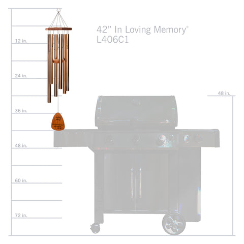 In Loving Memory® by Wind River Bronze 42-inch Windchime