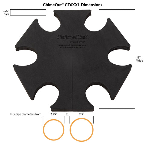 ChimeOut Wind Chime Silencer, XXL