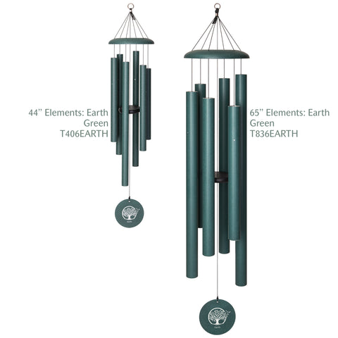 Earth Element Wind Chime Duet (set of 2 wind chimes)