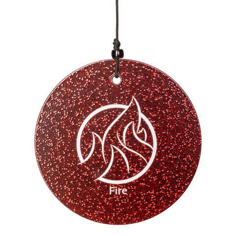 Fire Element Wind Chime Duet (set of 2 wind chimes)