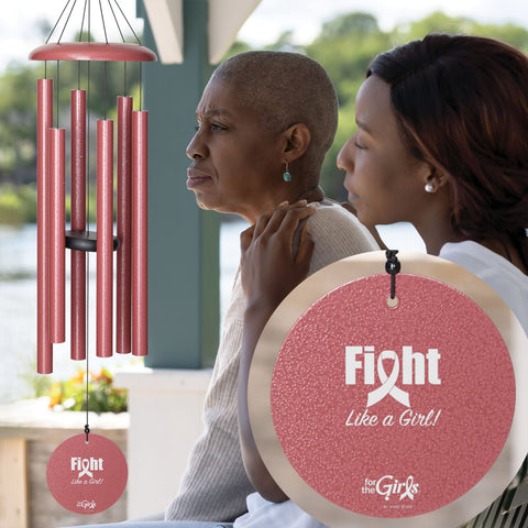 For the Girls Fight Like a Girl Wind Chime, 36-inch