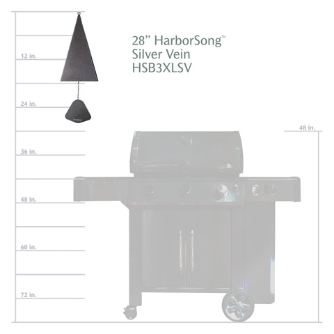 HarborSong 28-inch Steel Wind Chime