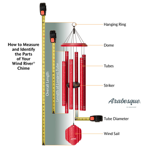 Arabesque® by Wind River 32-inch Windchime