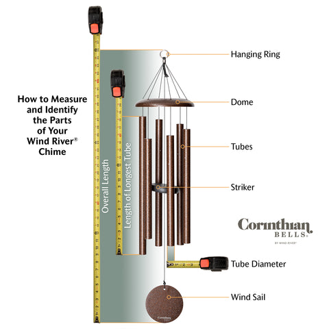 Corinthian Bells® by Wind River 36-inch Windchime