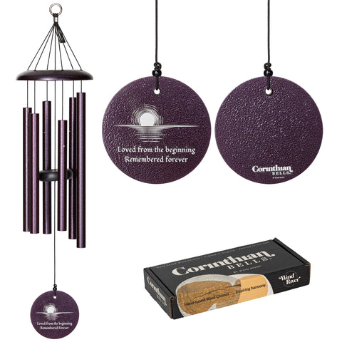 Loss of Multiples Memorial Chime, 27 inch Purple