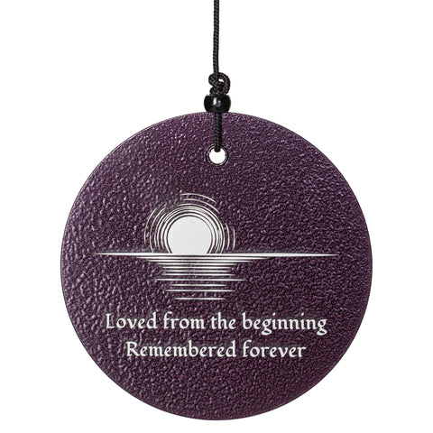 Loss of Multiples Memorial Chime, 27 inch Purple