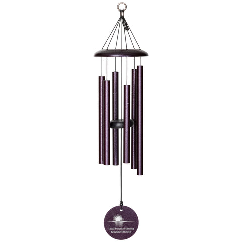 Loss of Multiples Memorial Chime, 27 inch Purple