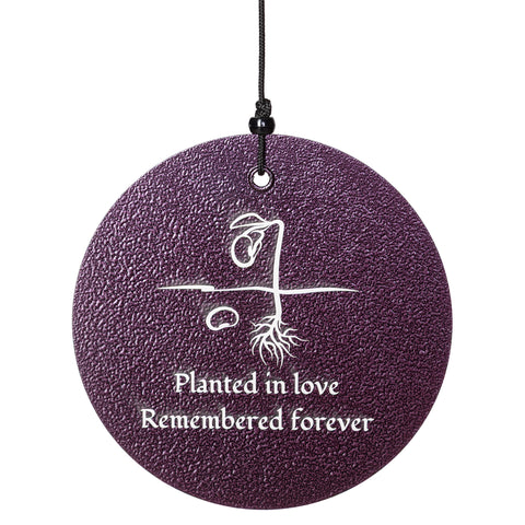 Loss of Multiples Memorial Chime, 36 inch Purple