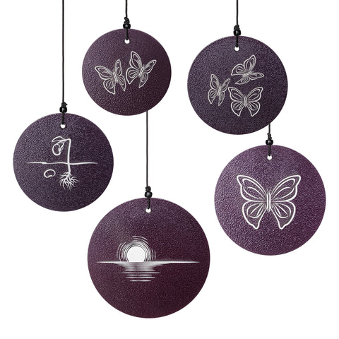 Loss of Multiples Memorial Chime, 27 inch Purple
