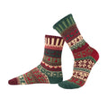 Solmate Adult Crew Socks - Noel - Wind River