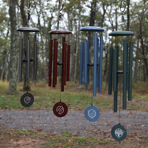 Wind River Chimes Elements Small Quartet (Set of 4 Wind Chimes)