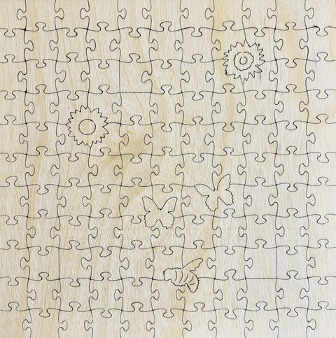 Zen Puzzles Wooden Jigsaw Puzzle - Sunflower