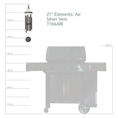 Corinthian Bells Air Element Chime, 27"