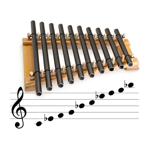 Still Waters Ten-Tube Table Chime, C Minor with Carrying Case