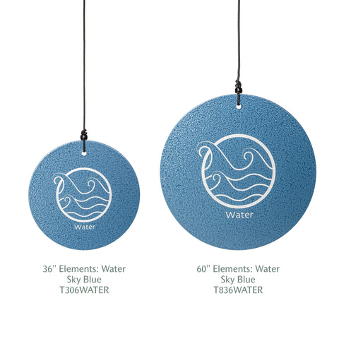 Water Element Wind Chime Duet (set of 2 wind chimes)