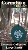 Corinthian Bells Elements wind chimes, large earth product video