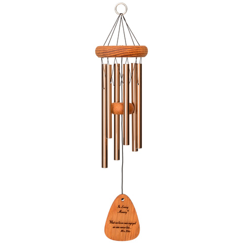 Memorial Wind Chime Fishing in Heaven Gift Wrapped in Memory of a Loved One  Outdoor Remembrance Through the Strongest Storm Wind Chimes