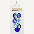 Bottle Benders 3 Strand Circle Glass Chime - Wind River
