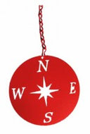 North Country Wind Bells® Compass Rose Windcatcher - Red - Wind River