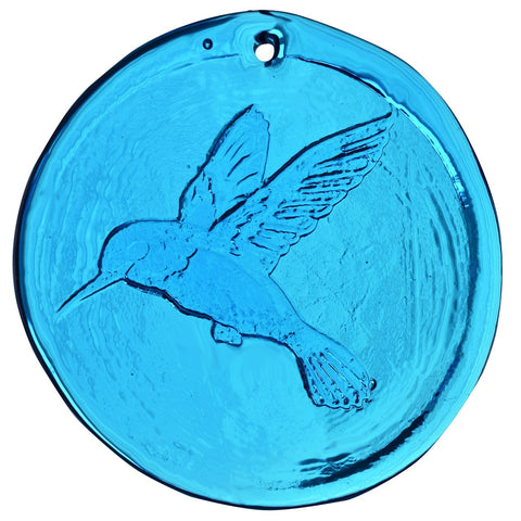 Blenko Glass Hummingbird Suncatcher 4-inch - Wind River