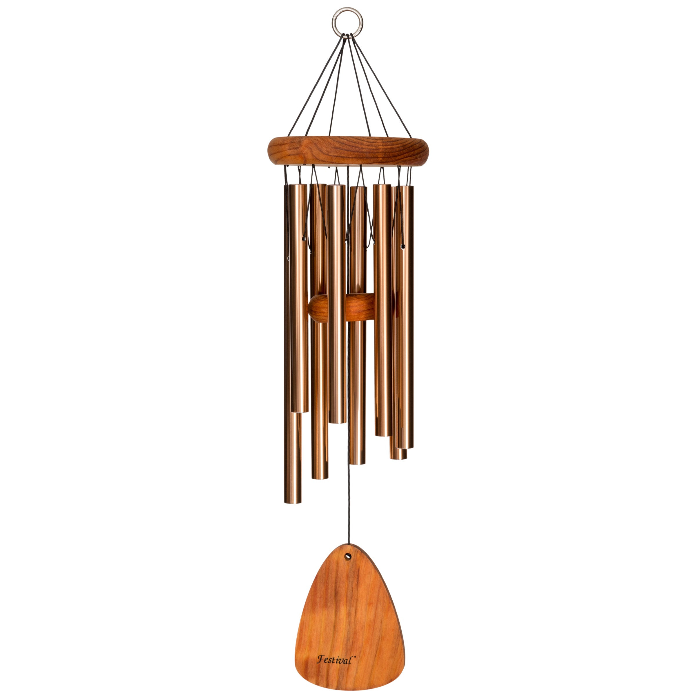 Festival® by Wind River 24-inch Windchime w/ 8-Tubes - Bronze