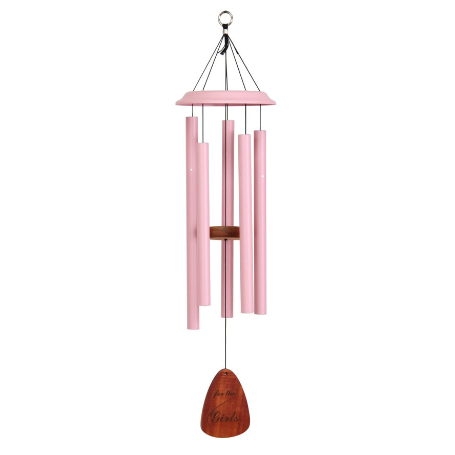For the Girls® 34-inch Pink Wind Chimes - Wholesale - Wind River