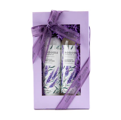 Sonoma Lavender Co Comfort Lavender Gift Set - Shower Gel & Lotion - Wind River