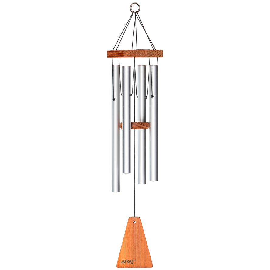 Arias® 27-inch Windchime in Satin Silver - Wholesale - Wind River