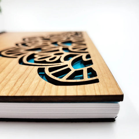 Bumble & Birch Mandala Wood Journal