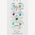 Bottle Benders Tree of Life Metal Top Glass Chime - Wind River