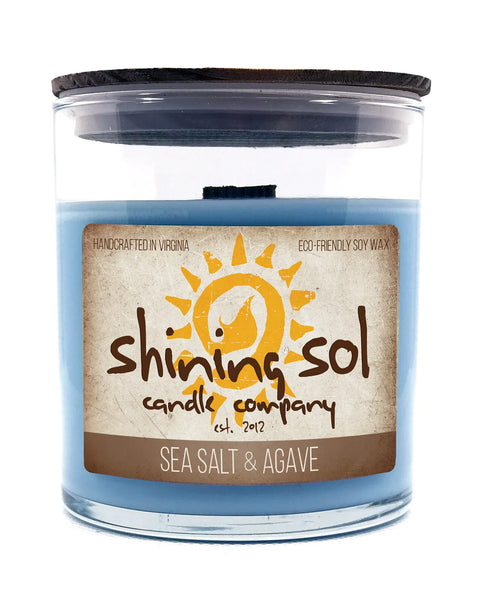 Shining Sol Sea Salt & Agave Candle