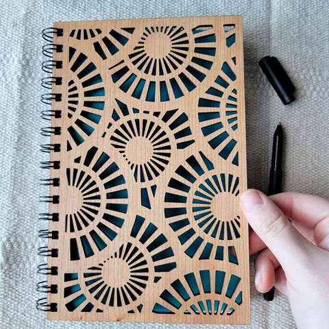 Bumble & Birch Zen Spirals Wood Journal