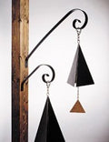 North Country Wind Bells® Long Scroll Bracket Hanger 18-inch - Wind River