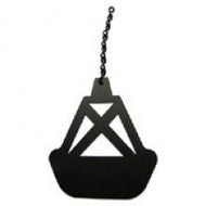 North Country Wind Bells® Bell Buoy Windcatcher - Black - Wind River