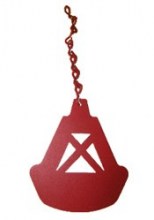 North Country Wind Bells® Bell Buoy Windcatcher - Red - Wind River